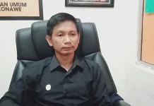 KPU Konawe Harap Kecamatan Tongauna Utara Segera Punya Kode Wilayah Komisioner KPU Kabupaten Konawe, Andang Masnur