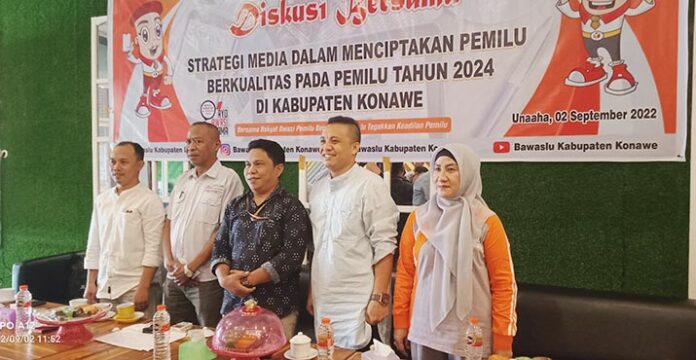 Bawaslu Konawe Gelar Diskusi Bareng Media untuk Pemilu Berkualitas