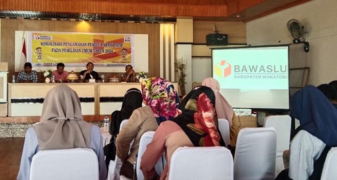 Bawaslu Wakatobi Gelar Sosialisasi Pengawasan Pemilu Partisipatif