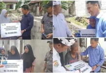 Bupati Wakatobi Serahkan BSPS secara Door to Door kepada 15 KK di Pulau Tomia Bupati Wakatobi Serahkan BSPS secara Door to Door kepada 15 KK di Pulau Tomia