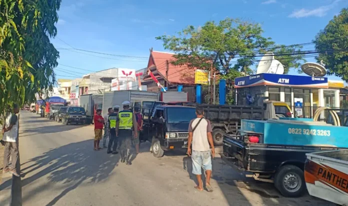 Polres Baubau Patroli Amankan Sejumlah SPBU