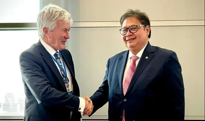 Bertemu Menteri Selandia Baru, Menko Airlangga Jelaskan Perkembangan Penanganan PMK