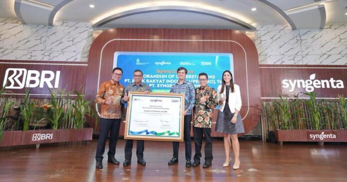 Dukung Pembiayaan Petani, BRI Kolaborasi dengan Syngenta Indonesia melalui CENTRIGO™ Farming Ecosystem