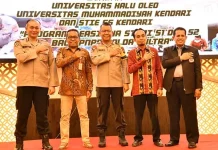 UHO dan Polda Sultra Teken MoU untuk Pembinaan PNS Polri UHO dan Polda Sultra Teken MoU untuk Pembinaan PNS Polri