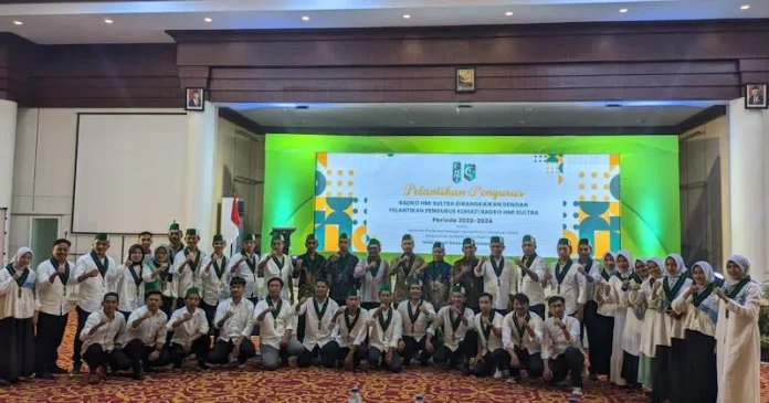 Ketua Umum dan Sekretaris Bakdo HMI Sultra Resmi Dilantik