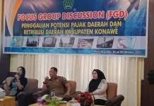 Optimalkan PAD, Bapenda Konawe Gelar FGD Penggalian Potensi Pajak dan Retribusi Daerah Optimalkan PAD, Bapenda Konawe Gelar FGD Penggalian Potensi Pajak dan Retribusi Daerah