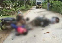 Diduga Menyalip Truk, Dua Pengendara Motor di Mubar Tabrakan Diduga Menyalip Truk, Dua Pengendara Motor di Mubar Tabrakan