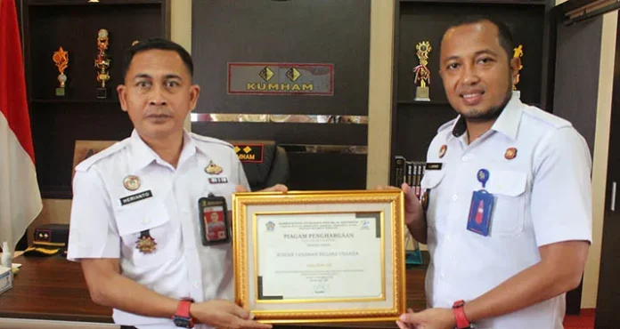 Rutan Unaaha Capai Indeks Kinerja Pelaksanaan Anggaran Terbaik