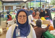 Tekan Inflasi, Pemkot Kendari Bersama Bulog dan BI Gelar Pasar Murah di Puuwatu Kepala Kantor Wilayah (Kakanwil) Perum Bulog Sultra, Siti Mardati Saing