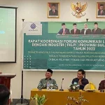 Foto bersama Kepala BPVP Kendari, Kepala Dinas Tenaga Kerja dan Perindustrian Kota Kendari, Ketua FKLPI Sultra, Tim Ahli Staf Khusus Menteri Ketenagakerjaan RI. (ISTIMEWA)