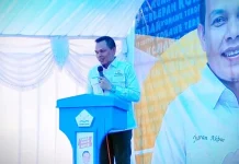 Kadin Konawe Launching Rumah Pangan dan Gelar Pasar Murah Ketua Kadin Konawe Yusran Akbar