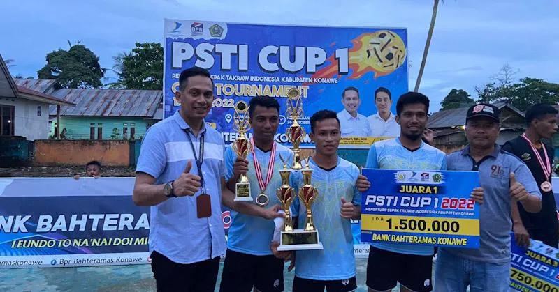 PSTI Cup 1 Resmi Berakhir, Juaranya Wakili Konawe di Porprov 2022