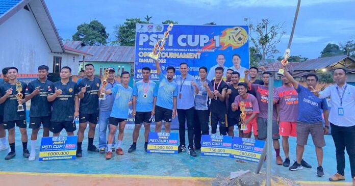 PSTI Cup 1 Resmi Berakhir, Juaranya Wakili Konawe di Porprov 2022