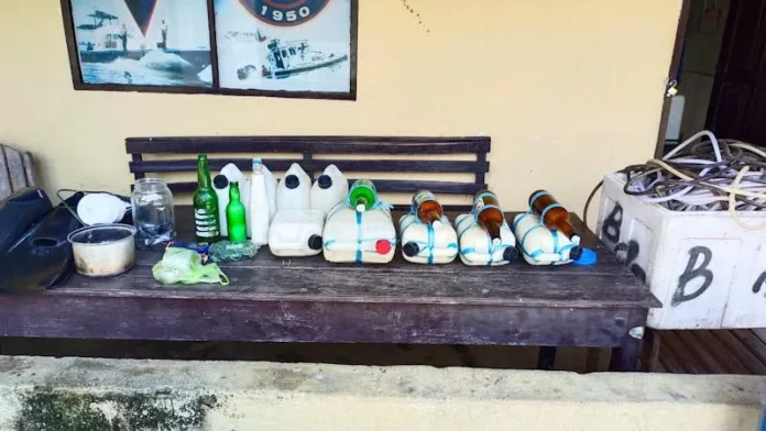 Polres Kolaka Tangkap 4 Nelayan Pelaku Pengeboman Ikan di Pulau Padamarang