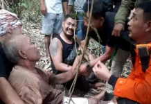 Pensiunan TNI yang Hilang di Hutan Konawe Ditemukan Selamat Pensiunan TNI yang Hilang di Hutan Konawe Ditemukan Selamat