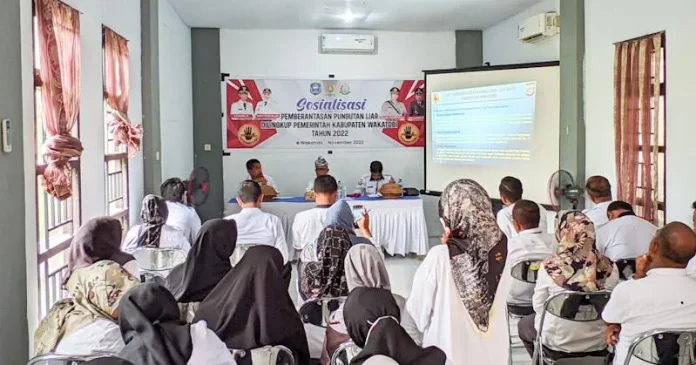 PSX_2907 Inspektorat Daerah Sosialisasi Pemberantasan Pungli di Dinkes Wakatobi