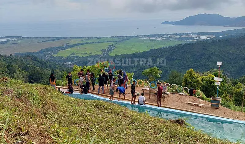Mengenal Wisata Puncak Ulu Rina di Kolaka, Menawarkan Fasilitas Kolam Renang di Ketinggian