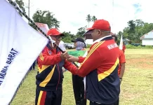 Pj Bupati Mubar Resmi Lepas Kontingen Porprov 2022 Pj Bupati Mubar Resmi Lepas Kontingen Porprov 2022