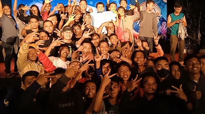 HUT Wakatobi Ditutup dengan Nobar Final Piala Dunia