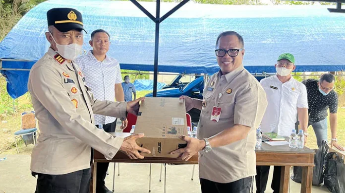 Pemkab Mubar Kembali Hibahkan Barang ke Enam Polsek