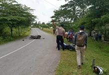 Dua Motor Bertabrakan di Mubar, Satu Korban Kritis Dua Motor Bertabrakan di Mubar, Satu Korban Kritis
