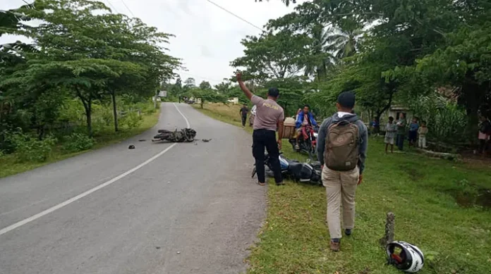 Dua Motor Bertabrakan di Mubar, Satu Korban Kritis