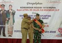 Dandim 1416/Muna Didapuk Sebagai Bapak Asuh Anak Stunting di Mubar Dandim 1416/Muna Didapuk Sebagai Bapak Asuh Anak Stunting di Mubar