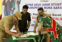 Pemkab Mubar Hibahkan Barang ke Kodim Muna untuk Pembangunan Dua Pos Jaga Pemkab Mubar Hibahkan Barang ke Kodim Muna untuk Pembangunan Dua Pos Jaga