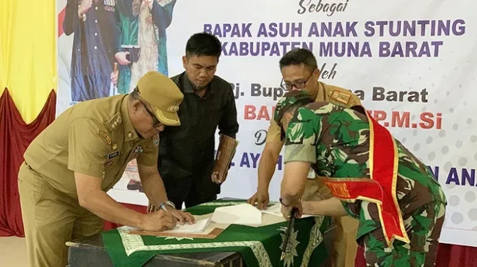 Pemkab Mubar Hibahkan Barang ke Kodim Muna untuk Pembangunan Dua Pos Jaga Pemkab Mubar Hibahkan Barang ke Kodim Muna untuk Pembangunan Dua Pos Jaga