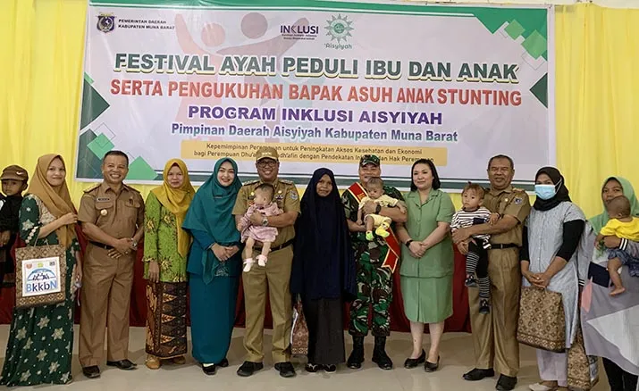 Dandim 1416/Muna Didapuk Sebagai Bapak Asuh Anak Stunting di Mubar