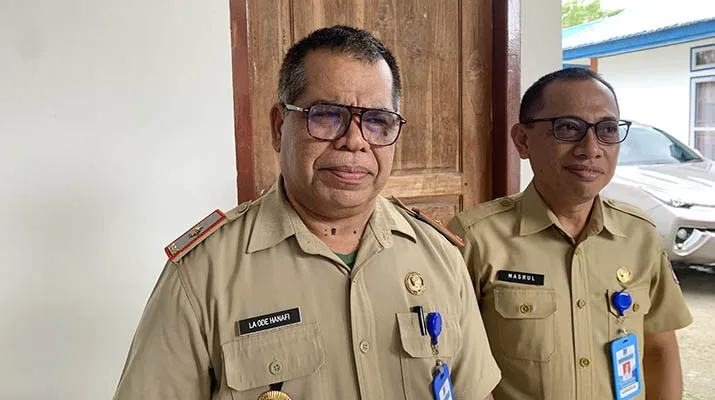 Kepala Dinas Penanaman Modal dan Pelayanan Terpadu Satu Pintu (DPMPTSP) Mubar, La Ode Hanafi