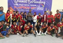 Sepak Takraw Mubar Juara Umum Porprov Sultra 2022, Sabet 5 Medali Emas Sepak Takraw Mubar Juara Umum Porprov Sultra 2022, Sabet 5 Medali Emas