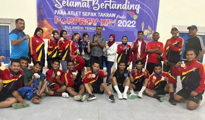 Sepak Takraw Mubar Juara Umum Porprov Sultra 2022, Sabet 5 Medali Emas