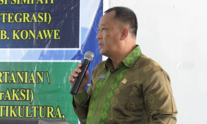 Sekretaris Daerah (Sekda) Konawe, Dr Ferdinand Sapan