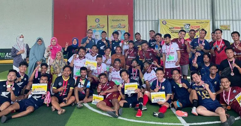 Zonasultra Pertahankan Gelar Juara I Liga Media Kendari Pos 2022