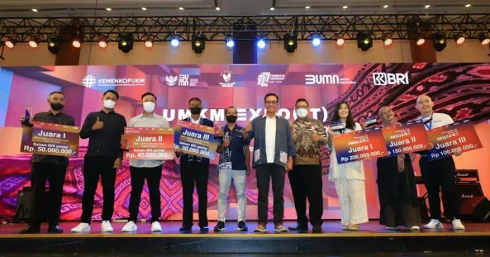 PSX_3298 141 Ribu Orang Ramaikan UMKM EXPO(RT) BRILIANPRENUER 2022, BRI Antarkan UMKM Go Global