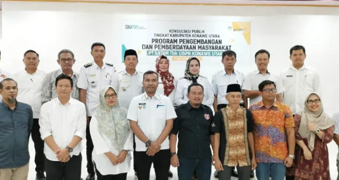 Demi Pembangunan Berkelanjutan, PT ANTAM UPBN Konut Laksanakan Konsultasi Publik Penyusunan Rencana Induk Program Pengembangan dan Pemberdayaan Masyarakat