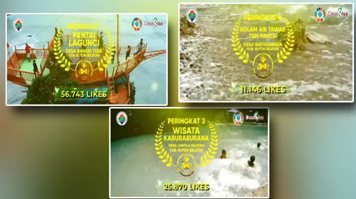 Tiga Desa di Busel Sabet Juara di Ajang Lomba Promosi Desa Wisata Nusantara 2022
