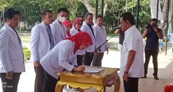 pmi konawe Titin Saranani Harap Ada Pembangunan UGD di Markas PMI Konawe