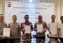 Perkuat Pengamanan Objek Vital Nasional, ANTAM Gandeng Polda Sultra Perkuat Pengamanan Objek Vital Nasional, ANTAM Gandeng Polda Sultra