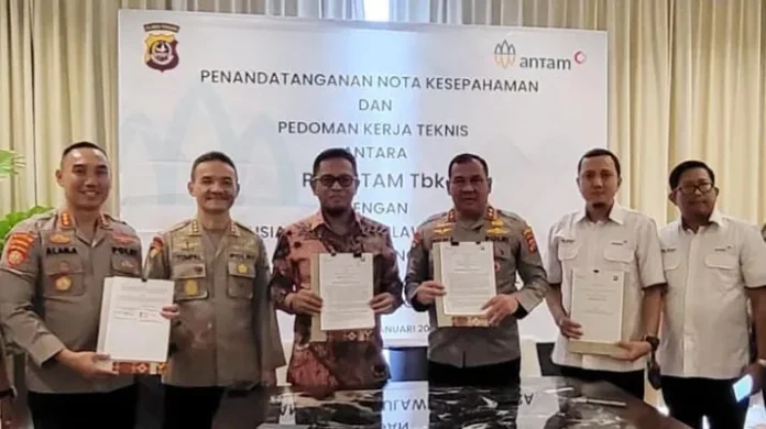 Perkuat Pengamanan Objek Vital Nasional, ANTAM Gandeng Polda Sultra