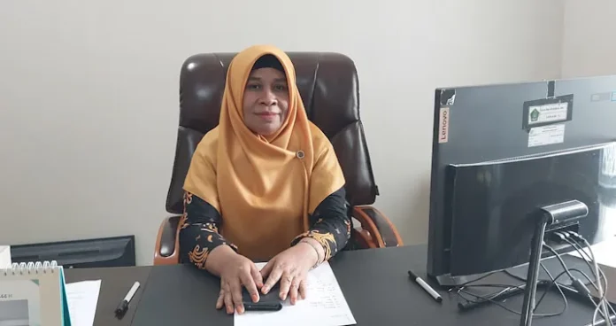 Kepala Kantor Wilayah (Kakanwil) Kemenag Sultra, Zainal Mustamin melalui Kepala Bidang (Kabid) Penyelenggaraan Ibadah Haji dan Umrah (PHU), Marni