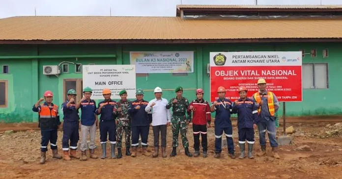 ANTAM UBPN Konawe Utara Peringati Bulan K3 Nasional 2023