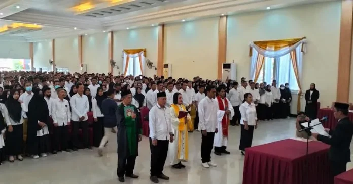 KPU Konawe Resmi Lantik 1.044 Anggota PPS