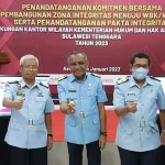 Kemenkumham Sultra Komit Bangun Zona Integritas Menuju WBK/WBBM di 2023 Kemenkumham Sultra Komit Bangun Zona Integritas Menuju WBK/WBBM di 2023