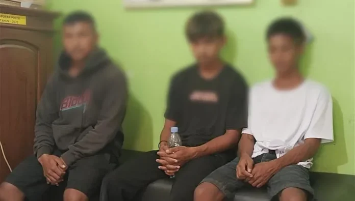 Polsek Kusambi Amankan Tiga Pelaku Pencabulan Anak di Bawah Umur