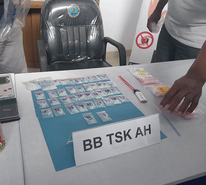 BNNP Sultra Amankan Seorang Pria Pengedar Sabu di Kendari