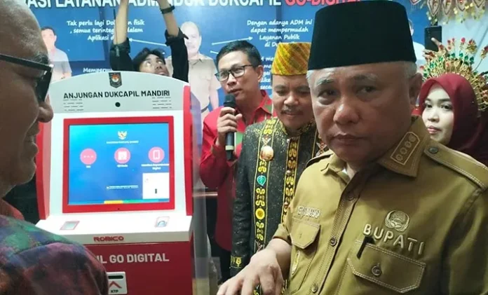 Pemkab Konawe Resmi Launching Anjungan Dukcapil Mandiri