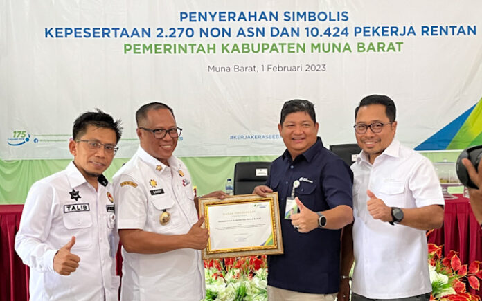 Pemkab Mubar Sabet Penghargaan dari BPJS Ketenagakerjaan