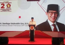 Ini Pesan Sandiaga Uno di Rakorda Partai Gerindra Sultra Ini Pesan Sandiaga Uno di Rakorda Partai Gerindra Sultra
